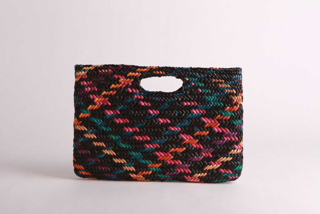 Palma Multicolor Negro y Fucsia