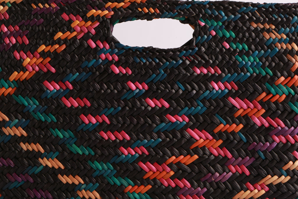 Palma Multicolor Negro y Fucsia
